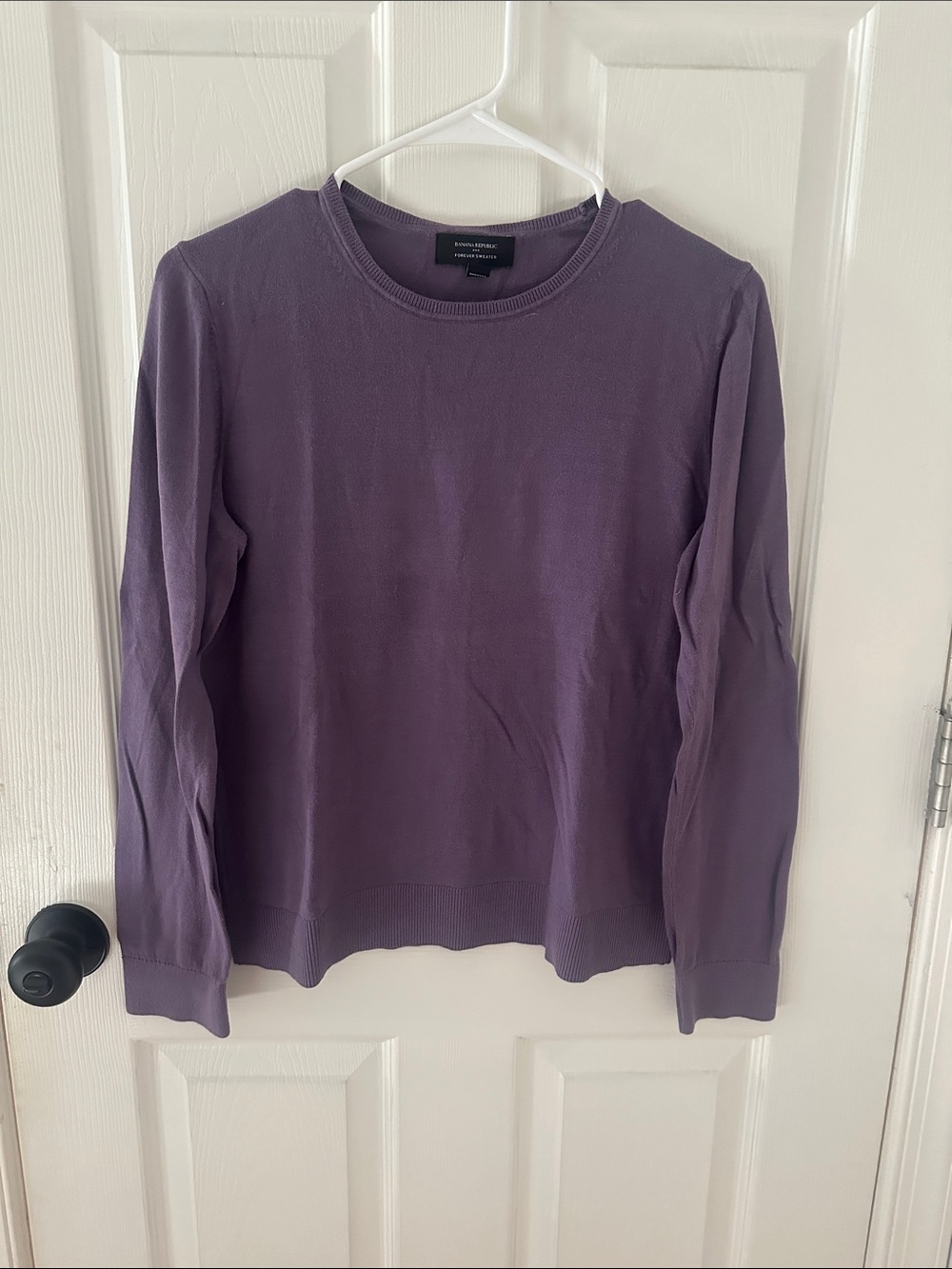 Banana Republic Forever Sweater Lavender Crewneck